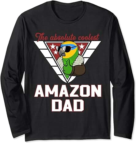 El Mejor Amazon Parrot Dad I Orange-winged Amazon Manga Larga