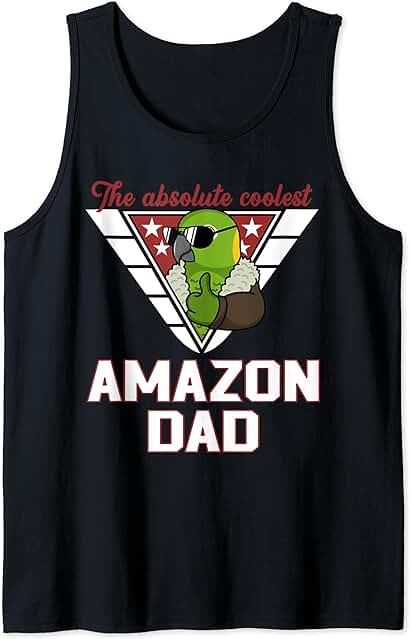 El Mejor Amazon Parrot Dad I Yellow-naped Amazon Camiseta sin Mangas