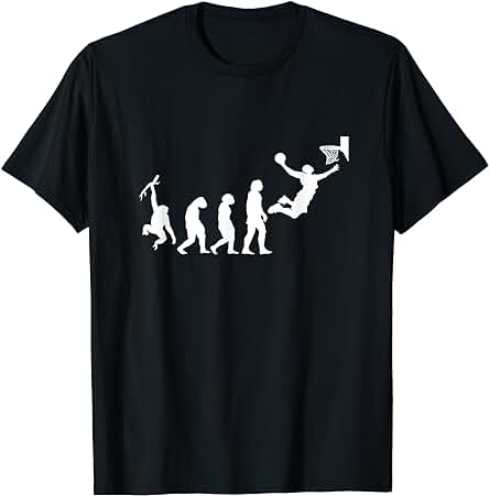 Evolución de Baloncesto Retro Regalo Jugadores Baloncesto Camiseta