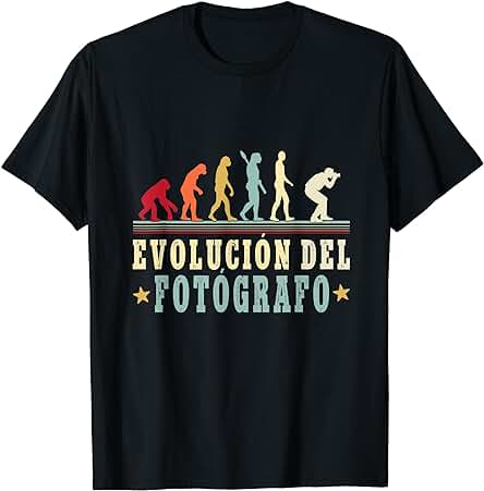 Evolución del Fotógrafo - Cámara Fotografía Accesorios Camiseta