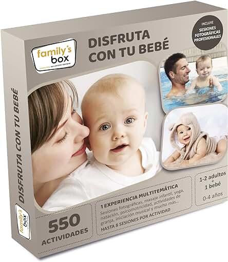 FAMILY'S BOX - Caja Regalo "DISFRUTA CON TU BEBÉ" - Más de 550 Experiencias Multitemáticas para Familias con Bebés