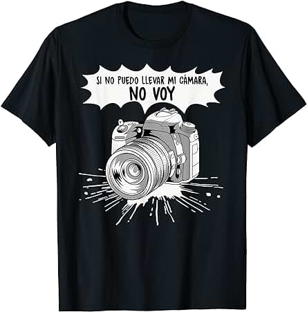 Fotografia Cámara Fotografo Profesional Regalo Camiseta