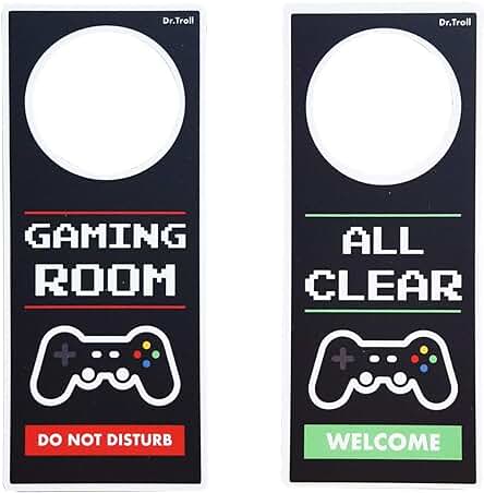 Framan Colgador para Puertas o Poming de Do Not Disturb Modelo Gaming Room