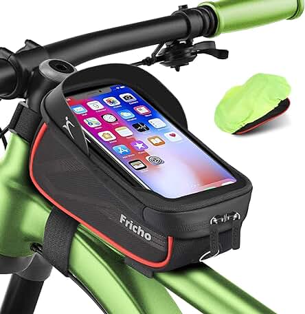 Fricho Regalos Navidad Originales para Hombre, Bolsa Bicicleta Cuadro, Manillar Accesorios, Porta Movil Bicicleta Montaña, Adolescentes Gadgets Utiles, Regalo Padre Cumpleanos, Aniversario para Novio