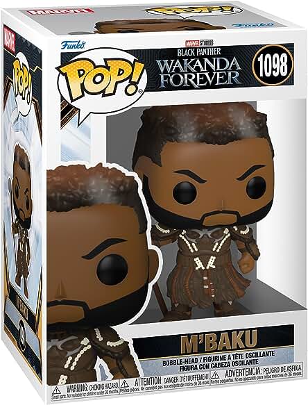 Funko Pop! Marvel - Black Panther: Wakanda Forever - M'Baku - Figura de Vinilo Coleccionable - Idea de Regalo- Mercancia Oficial - Juguetes para Niños y Adultos - Movies Fans Funko Pop! Marvel - Black Panther: Wakanda Forever - M'Baku - Figura de Vinilo Coleccionable - Idea de Regalo- Mercancia Oficial - Juguetes para Niños y Adultos - Movies Fans