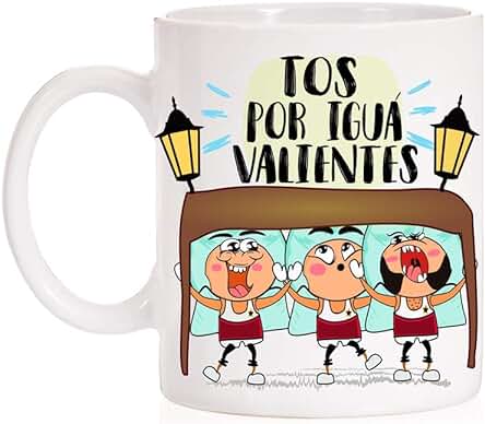 FUNNY CUP Taza Tos por Igua Valientes. Semana Santa, Costalero. Taza Divertida para Nazarenos, Cofrades, Penitentes, Capillitas. (Tos por Igua) FUNNY CUP Taza Tos por Igua Valientes. Semana Santa, Costalero. Taza Divertida para Nazarenos, Cofrades, Penitentes, Capillitas. (Tos por Igua)