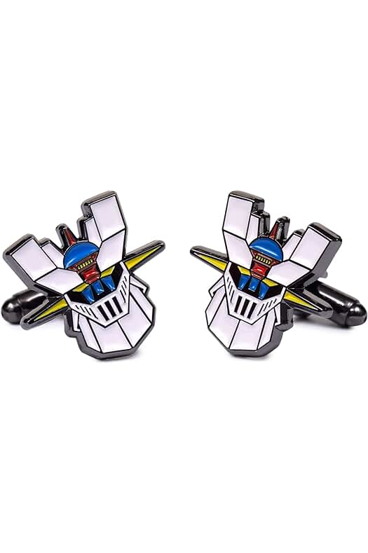 Gemelolandia | Gemelos para Camisa Robot AÑOS 80 Mazinger Gemelos Originales Para Camisas | Para Hombres y Niños | Regalos Para Bodas, Comuniones, Bautizos y Otros Eventos