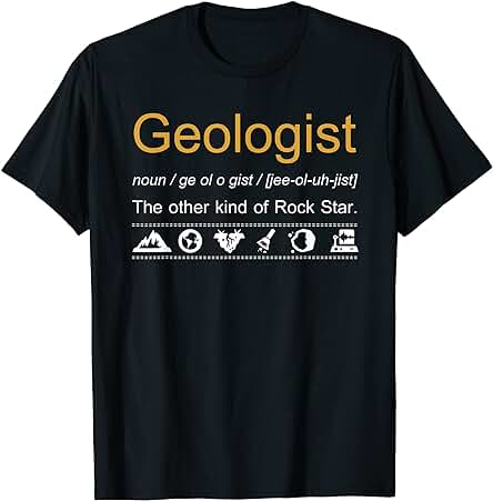 Geologist Definition - Camiseta de Geología Divertida para Regalo Camiseta