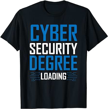 Grado de Seguridad Cibernética Cargando Programador Informático Hacker Camiseta