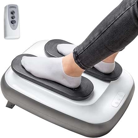 Gridinlux, Ejercitador de Piernas, Trainer Legs, Gimnasia Pasiva, Mando a Distancia, Altura Regulable, Intensidad Ajustable, Fácil de Usar Gridinlux, Ejercitador de Piernas, Trainer Legs, Gimnasia Pasiva, Mando a Distancia, Altura Regulable, Intensidad Ajustable, Fácil de Usar