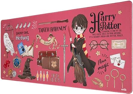 Grupo Erik Alfombrilla Ratón Harry Potter - Alfombrilla Gaming - Mousepad XXL / Alfombrilla XXL - Alfombrilla Escritorio - Accesorio Gamer Harry Potter Merchandising - Harry Potter Regalos