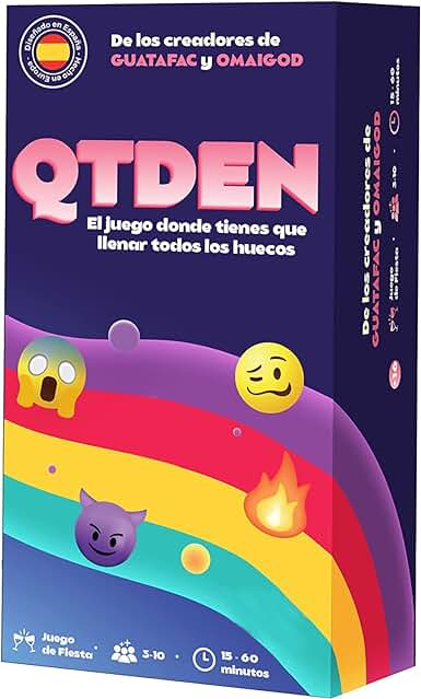 GUATAFAC QTDEN - Juegos de Mesa - ¡El Juego De Fiesta Que Lo Está Partiendo! – Diversión y Risas - Idea Regalo