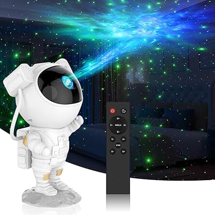 GuKKK Astronaut Galaxy Star Projector Starry Night Light, Lámpara de Techo LED Astronaut Star Nebula con Temporizador y Control Remoto, Dormitorio y Proyector de Techo, Regalo para Adultos y Niños GuKKK Astronaut Galaxy Star Projector Starry Night Light, Lámpara de Techo LED Astronaut Star Nebula con Temporizador y Control Remoto, Dormitorio y Proyector de Techo, Regalo para Adultos y Niños