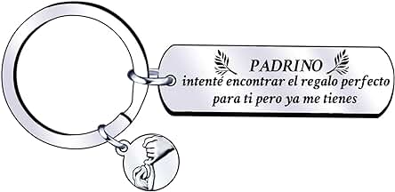 GULRK Regalo Llavero Padrino Llavero Personalizado Padrino Llavero para el Mejor Padrino Llavero Padrino Bautizo Regalos de Cumpleaños Padrino Regalo Navidad