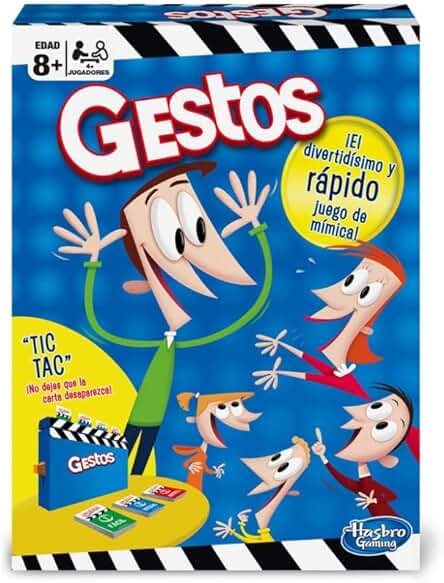 Hasbro Gaming, Gestos, Juego de Mesa, Multicolor