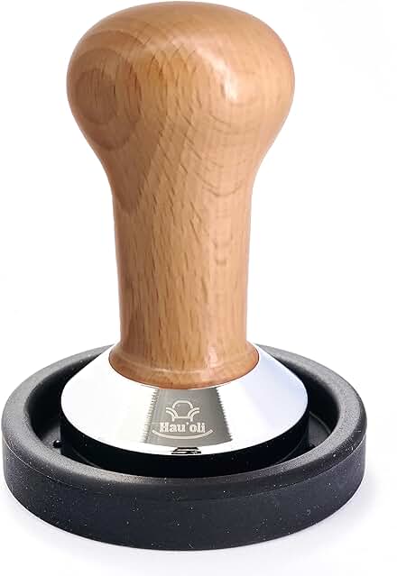 HAU'OLI - Prensador de Cafe Acero Inoxidable con Base de Silicona - Barista Accesorios - Tamper Cafe - Tamper 51mm - Prensa Cafe - Accesorios Cafe para Cafetera Espress - Prensador Cafe - Tamper - HAU'OLI - Prensador de Cafe Acero Inoxidable con Base de Silicona - Barista Accesorios - Tamper Cafe - Tamper 51mm - Prensa Cafe - Accesorios Cafe para Cafetera Espress - Prensador Cafe - Tamper -