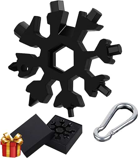Herramienta Multifunción copo de Nieve 18 en 1 – Llavero Original – Regalo Original para Hombre Herramienta Multifunción copo de Nieve 18 en 1 – Llavero Original – Regalo Original para Hombre