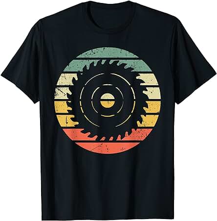 Hoja de Sierra de Carpintero Trabajador de la Madera Regalo Camiseta