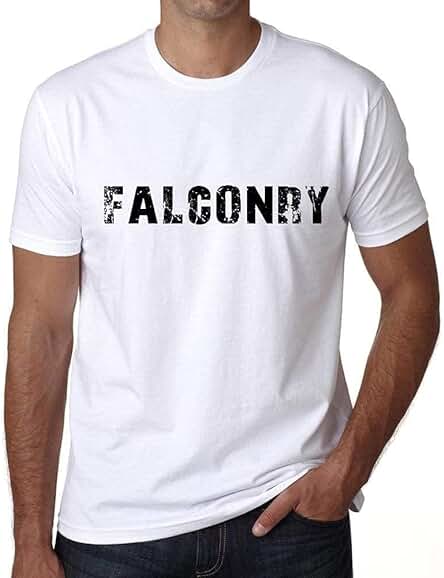 Hombre Camiseta Cetrería – Falconry – T-Shirt Vintage Manga Corta Regalo Original Cumpleaños