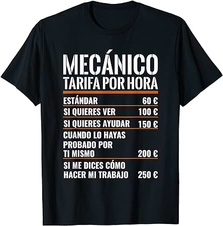 Hombre Mecánico De Automóviles Divertido Mecánico Carro Mecánica Camiseta