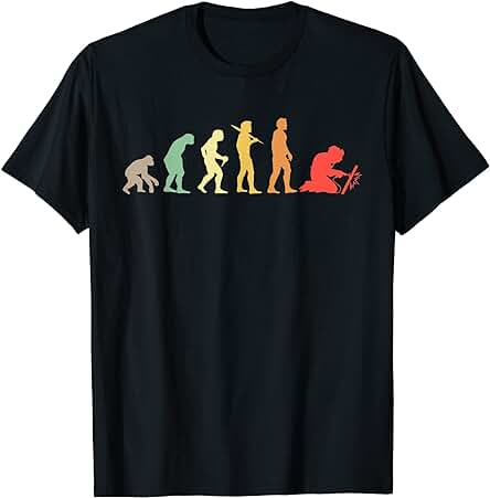 Hombre Soldador Evolution Craftsman Soldador Profesión Soldador Regalo Camiseta