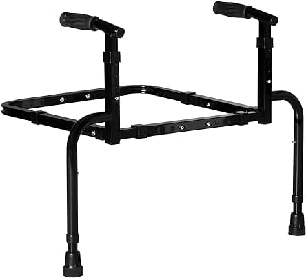 HOMCOM Barandilla Asidero de Sofá para Levantarse con Altura y Ancho Ajustable Riel de Ayuda para Sofá de Cojín Desmontable para Mayores Carga 136 kg 72,5-90,5x51-59x57-77 cm Negro HOMCOM Barandilla Asidero de Sofá para Levantarse con Altura y Ancho Ajustable Riel de Ayuda para Sofá de Cojín Desmontable para Mayores Carga 136 kg 72,5-90,5x51-59x57-77 cm Negro