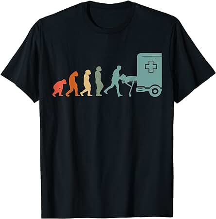 Hospitalaria de Emergencia Médica Paramédico Ambulancia Camiseta