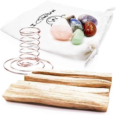 I LOVE MOM-Set Incienso 4PCS Palo Santo con Soporte y 7 Piedras para Limpiar la Energía Negativa.Palo Santo Incienso Natural Madera Sagrada Natural de Perú I LOVE MOM-Set Incienso 4PCS Palo Santo con Soporte y 7 Piedras para Limpiar la Energía Negativa.Palo Santo Incienso Natural Madera Sagrada Natural de Perú