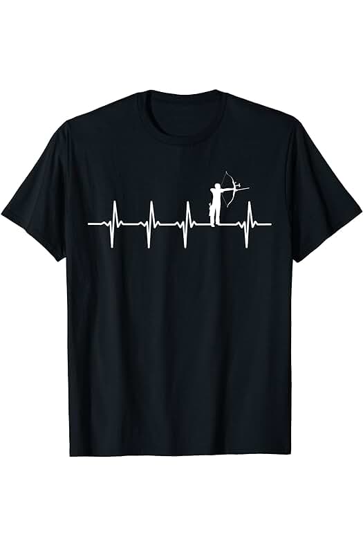 Ideas de Regalos para Arquero Tiro Con Arco Latidos De Corazón Regalo Para Arqueros Camiseta