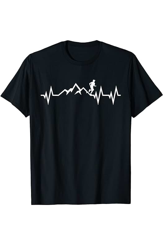 Ideas de Regalos para los Corredores de Senderos Trail Running Heartbeat Trailrunner Trail Runner Runners Camiseta