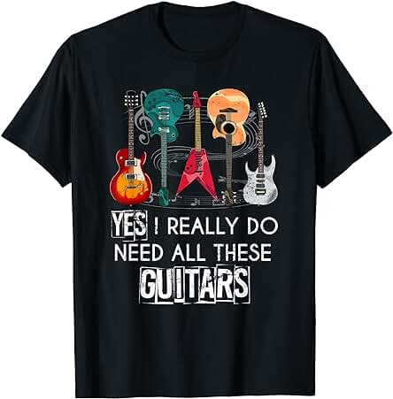 Instrumento Musical Guitarrista Regalo Divertido Guitarra Camiseta