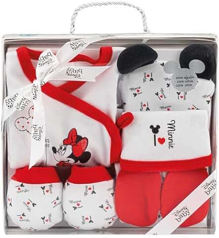 Interbaby Set Primera Puesta Mickey Mouse rojo