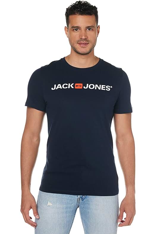 Jack & Jones Jjecorp Logo tee SS Crew Neck Noos PS Camiseta Cuello Redondo para Hombre