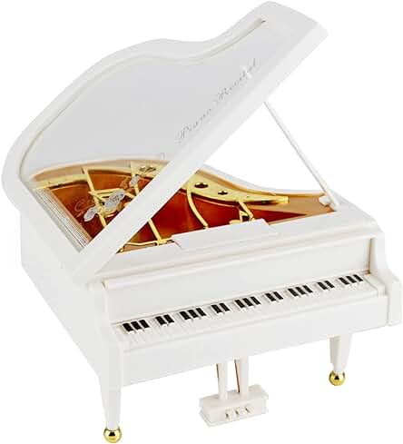 JJQHYC Caja de Música Mini Piano Music Box Decoración Piano Music Box Regalo para Navidad, Cumpleaños