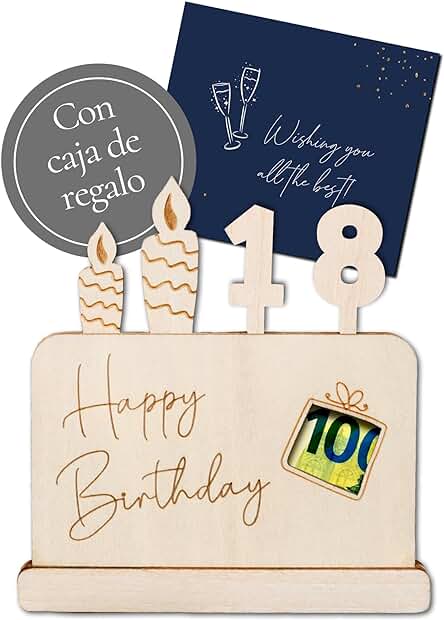 Joli Coon Regalo Dinero 18 Cumpleaños Regalos Dinero 18 Cumpleaños - Regalo Dinero Cumpleaños 18