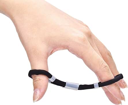 Joyzan Eslinga de Dedo de Tiro con Arco, Eslinga de Dedo de Tiro con Arco Ajustable Eslinga de Dedo de Tiro con Arco Material Suave y Elástico Eslinga de Tiro con Arco para Arco Recurvo