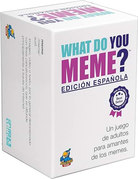Juegos De Mesa Adultos What Do You Meme Español | Juegos De Cartas | Juegos Reunidos De 3 A 20 Jugadores | Juego De Mesa Partidas 30 Min | Regalos Originales