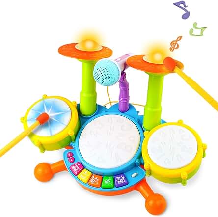 Juguetes Bebe 1 Año - Bateria Ideas Regalo Niño 1 2 Año Tambor Infantil Juguetes Musicales Niños 1 2 Año Ideas Navidad Regalo 1 2 Año