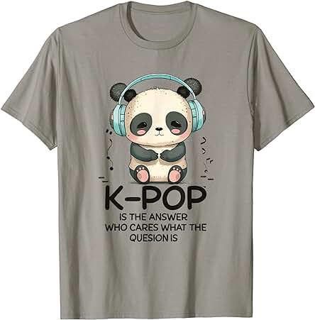 K-Pop es la Respuesta Panda Kpop Merch Productos de K-pop Camiseta