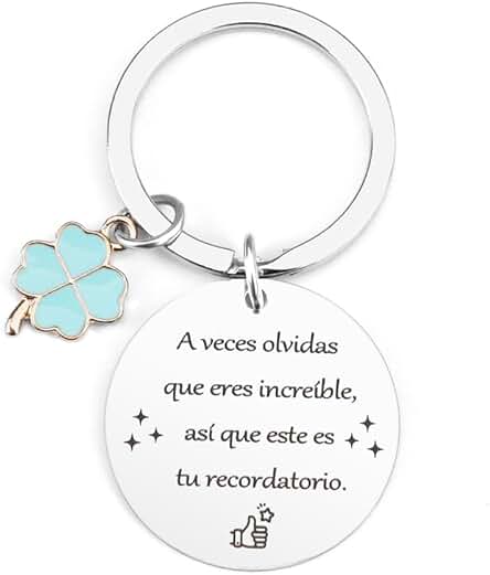 Kabulae Llavero de Regalo con Palabras Motivadoras,Regalo Amiga,Regalos para Mejores Amiga,Regalo de Papá a Hija