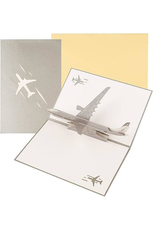 KIMI KIMI-HOSI 3D Tarjeta Felicitación Emergente Tarjeta Felicitación Plegable Tarjeta Cumpleaños Avión para Dia Madre Dia del Padre Navidad Día de San Valentín Acción de Gracias KIMI KIMI-HOSI 3D Tarjeta Felicitación Emergente Tarjeta Felicitación Plegable Tarjeta Cumpleaños Avión para Dia Madre Dia del Padre Navidad Día de San Valentín Acción de Gracias