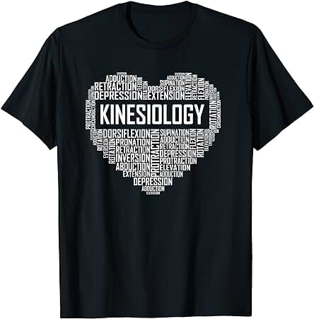 Kinesiología Regalo de Corazón Kinesiólogo Terapeuta Regalos Camiseta