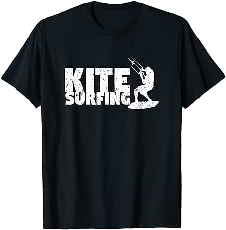 Kitesurf Camisa Kiteboard Kitesurfer Regalo para Hombres y Mujeres Camiseta