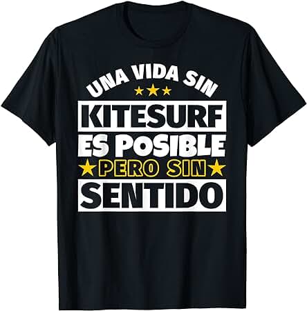 Kitesurf Regalo Gracioso Camiseta