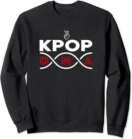 Kpop DNA Kpopers Estilo Coreano, Divertido Regalo de Corazón de dedo de Corea Sudadera