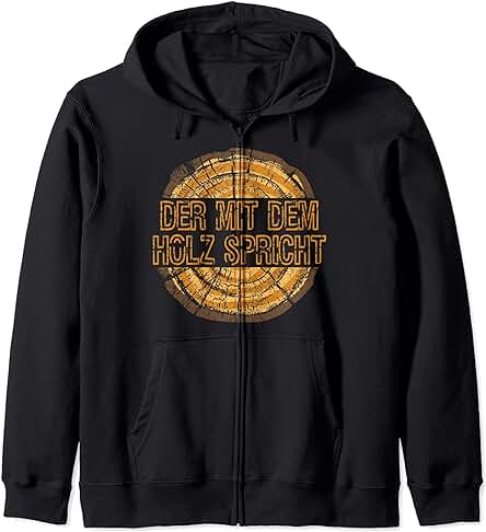 La Madera Habla como idea de Regalo para Carpinteros Sudadera con Capucha