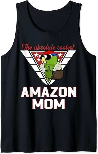 La Mejor Amazon Parrot Mom I Mexicana Pelirroja Amazonas Camiseta sin Mangas