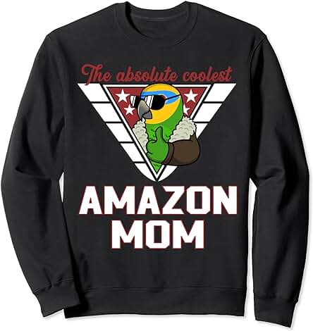 La Mejor Mamá loro de Amazon I Amazonas de alas Naranjas Sudadera