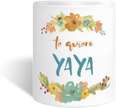 La Tostadora Tazas De Cafe Dia De La Madre Regalos Originales Para Mujer- Tazas Originales Para Regalar - Taza Yaya Regalo Abuela - Cosas Que Regalar a Tu Madre - Te Quiero Yaya