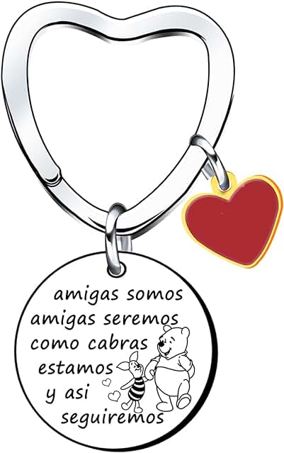 LKJHGF Regalo de Buenos Amigos Regalo Amiga Llaveros para Amigas y Hermanas Llaveros para Tu Mejor Amiga Regalos de Cumpleaños Regalo Graduación Regalo Navidad